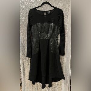 Star Wars Her Universe KYLO REN Elegant  Black Long Sleeve Dress
